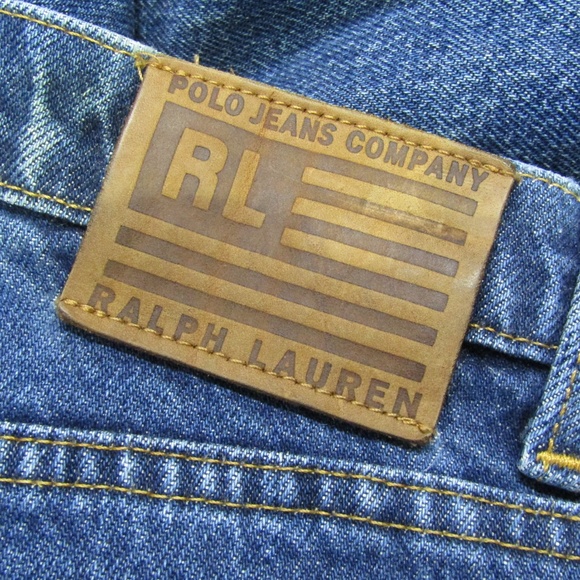 Vintage Polo Ralph Lauren 5 Pocket Blue Jeans 6x31 - Picture 5 of 6